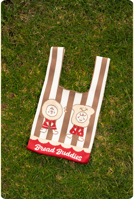 Bread Buddies Knit Mini Tote