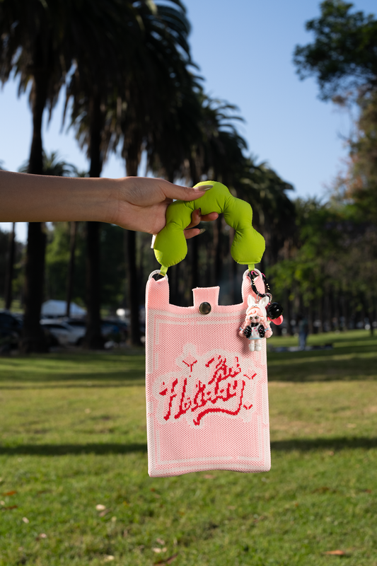 Pom-Pom Holiday Phone Bag