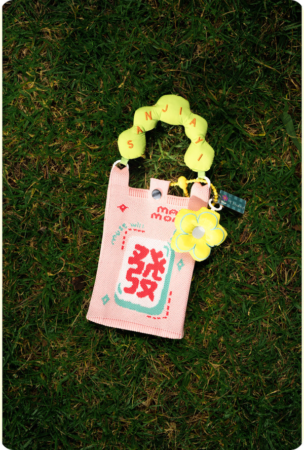 Lucky Puff Knit Bag