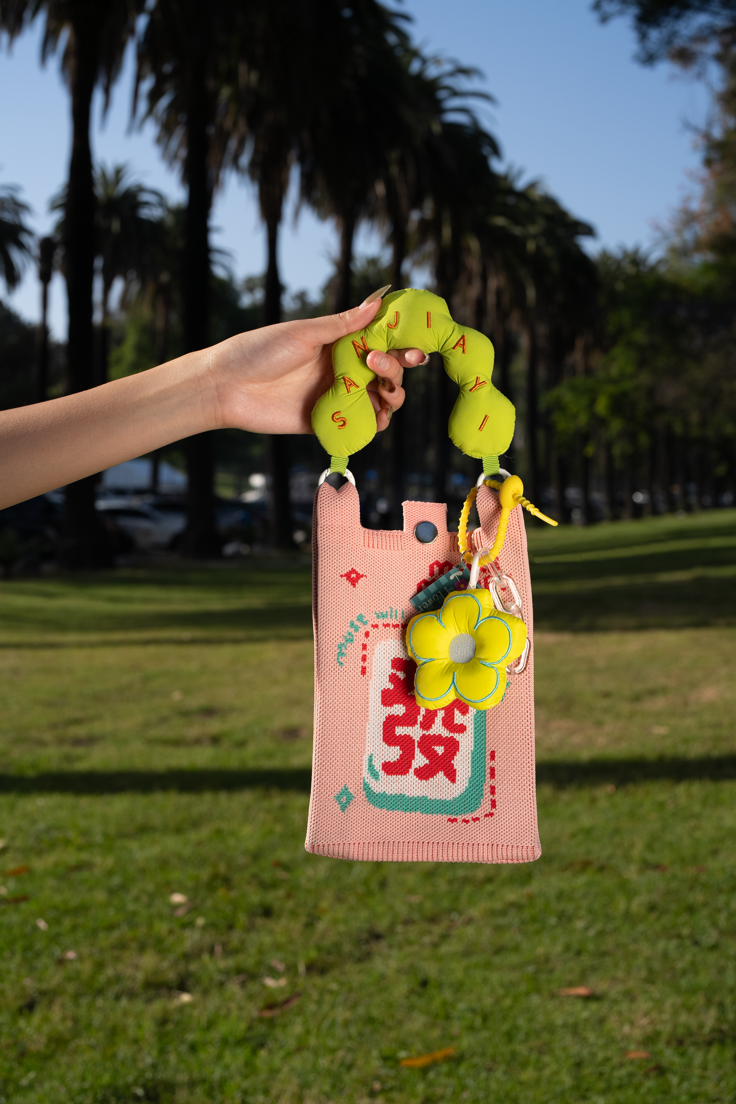 Lucky Puff Knit Bag