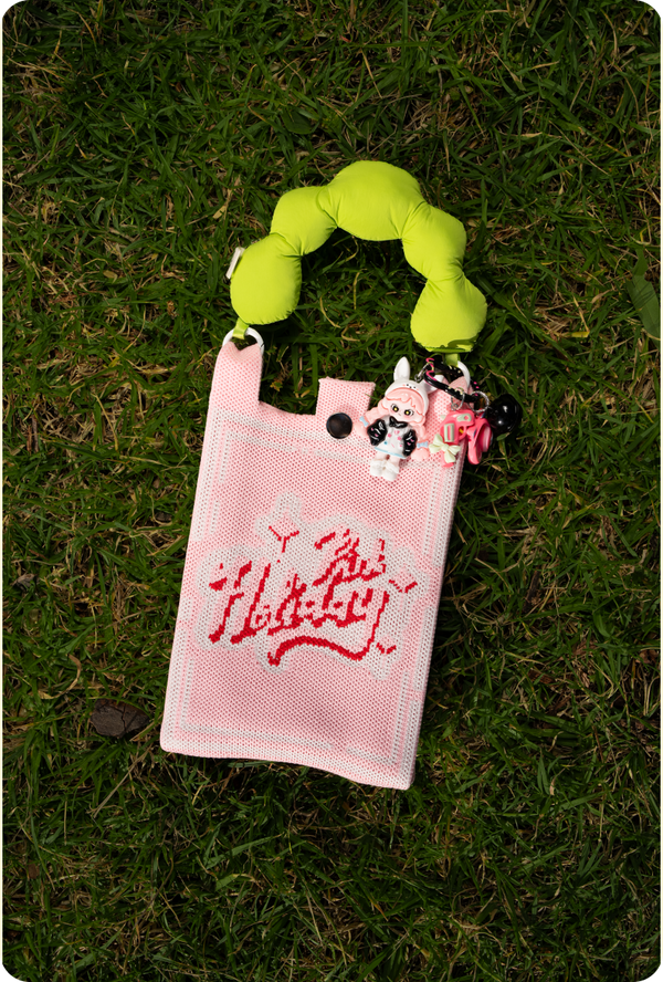 Pom-Pom Holiday Phone Bag