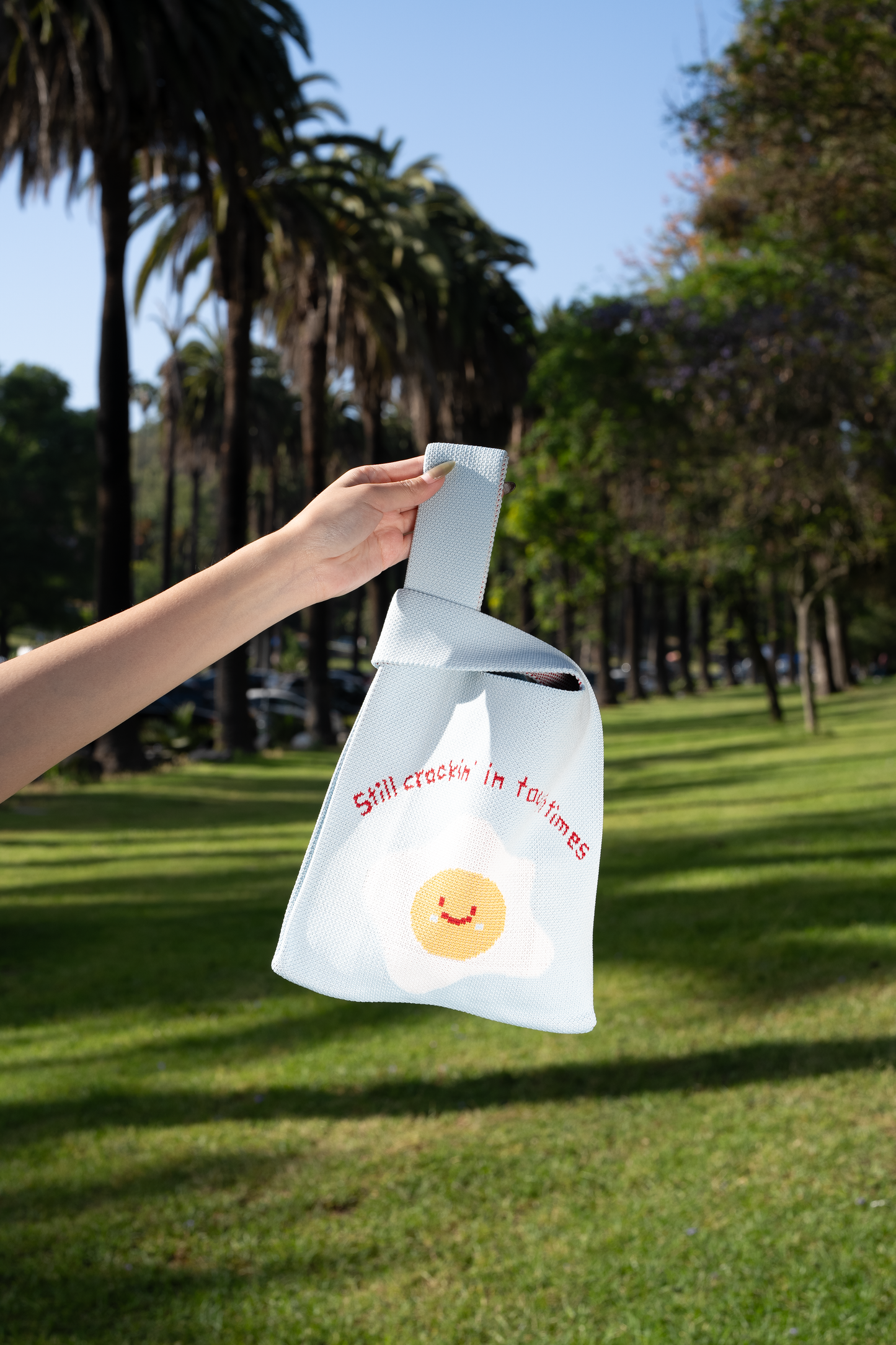 Sunny Side Knit Mini Tote